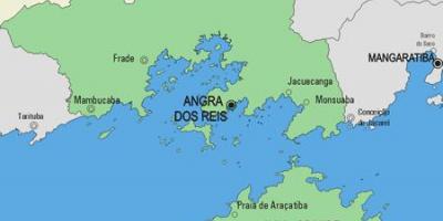 지도 Angra dos Reis municipality