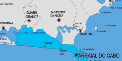 지도 arraial 카보 municipality