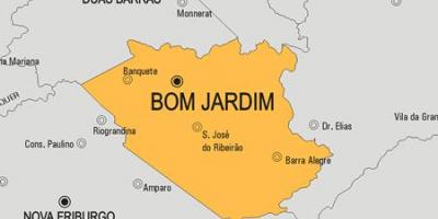 지도 Bom Jardim municipality