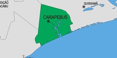 지도 dos Campos Goytacazes municipality