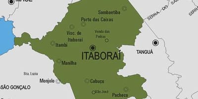 지도 Itaboraí municipality