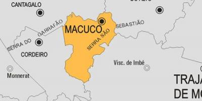 지도 Macuco municipality