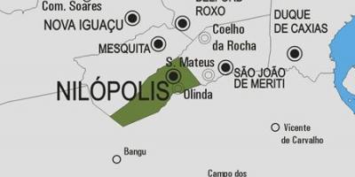 지도 Nilópolis municipality