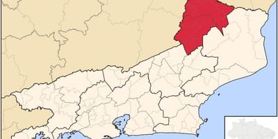 지도 Noroeste 리우데자네이루