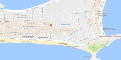 지도 quartier 게이 Rio de Janeiro