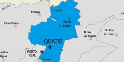 지도 Quatis municipality