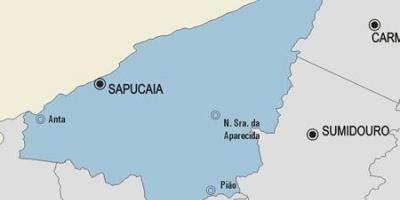 지도 Sapucaia municipality
