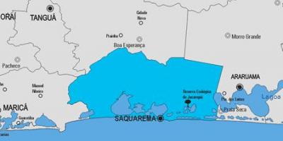 지도 Saquarema municipality