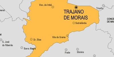 지도 Trajano de Morais municipality