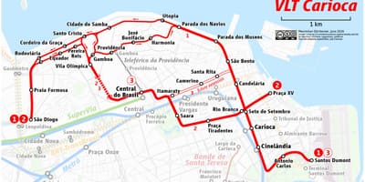 지도 VLT Rio de Janeiro