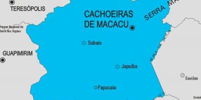 지도 카최이라스 데 마카쿠 municipality