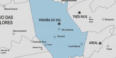 지도의 파라 do Sul municipality